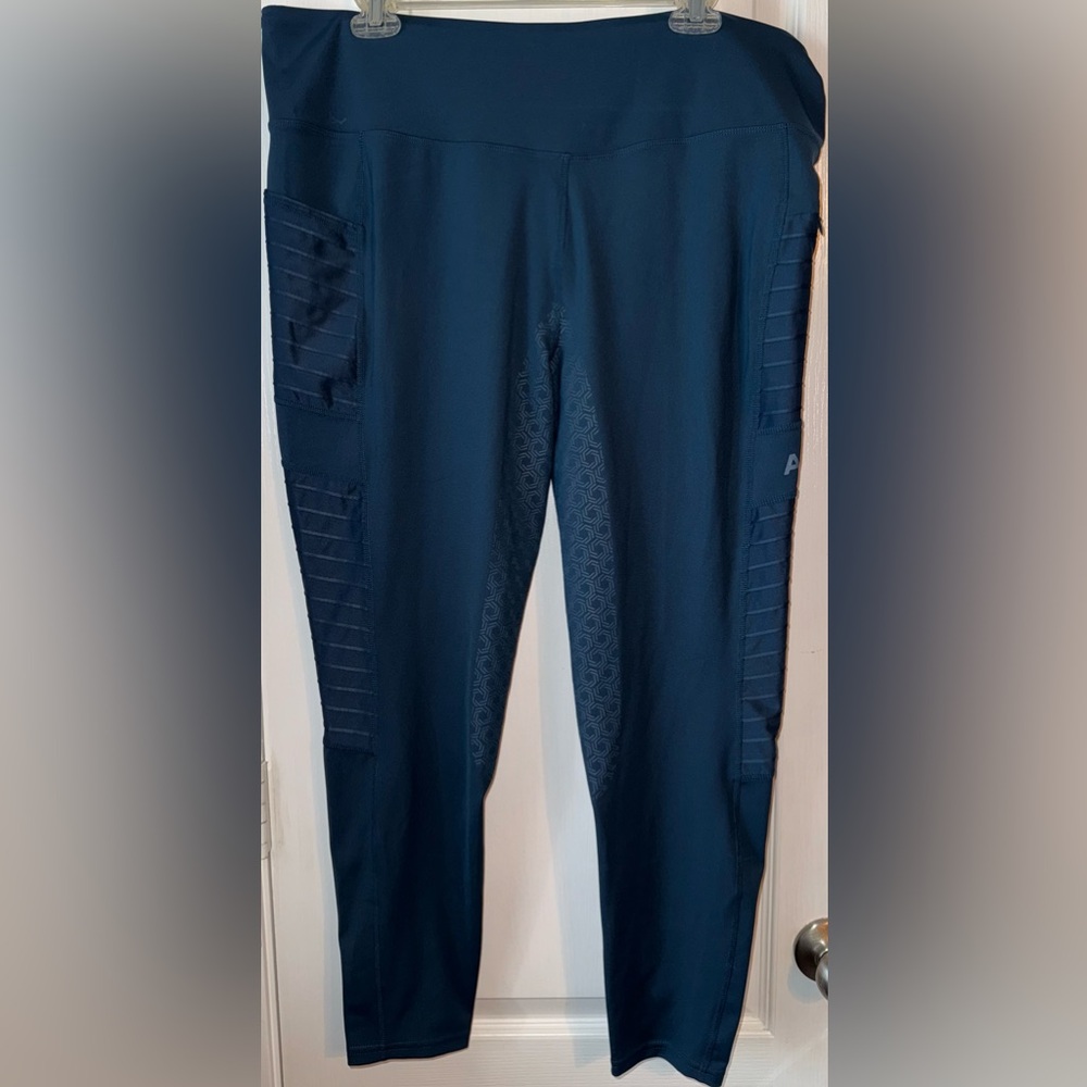 Ariat NWOT Blue Eos Moto Full Seat Tight - Picture 4 of 13